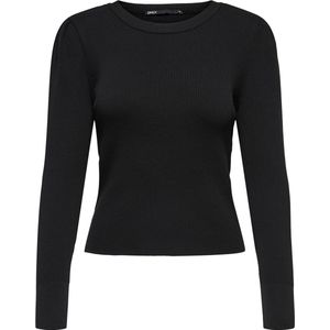 Only Trui Onlsally Puff Pullover Knt Noos 15251029 Black Dames