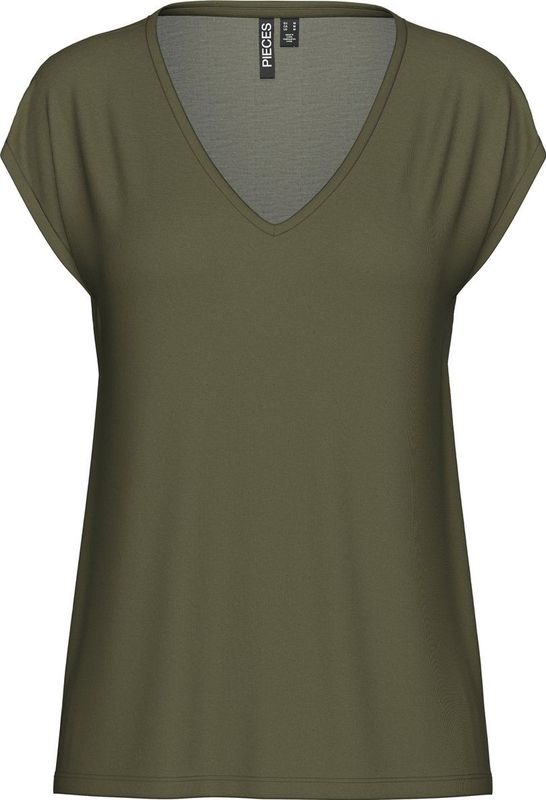 Pieces T-shirt Pckamala Tee Noos Bc 17095260 Grape Leaf Dames