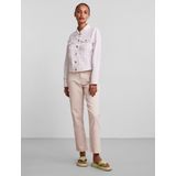 PIECES PCOIA LS DNM JACKET BWHI NOOS BC Jeansjas voor dames, Helder wit