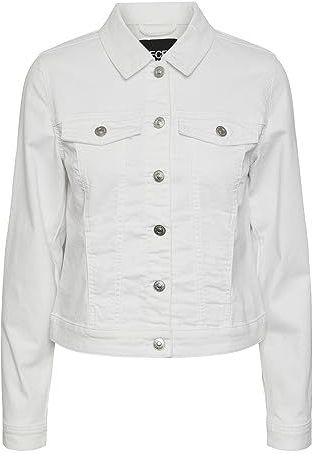 Pieces - Oia - Spijkerjas - Denim - Lange Mouwen - Knoopsluiting