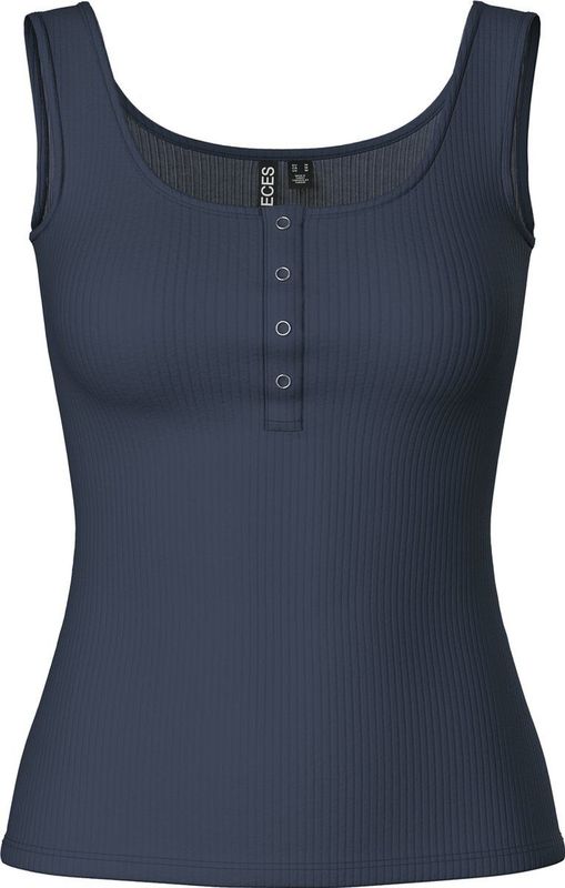 Top - PCKitte - Haltertop - Effen - Jersey - Mouwloos