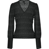 PIECES - Blouse 'Christy' - Zwart - Blouseshirt