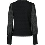 PIECES - Blouse 'Christy' - Zwart - Blouseshirt