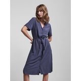 Pieces - Pcolivia SS - Midi-jurk - Blauw Grijs
