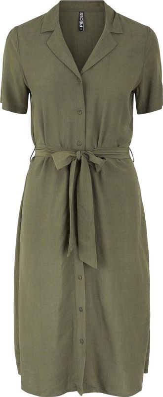 Pieces - Maat S - PCOLIVIA SS DRESS NOOS BC Dames Jurk