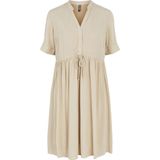 Pieces - Pcotena SS Noos BC Mini - Jurk - Wit - Korte Mouwen