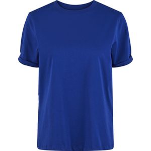 Pieces Pcria Ss Fold Up Solid Tee Noos Bc Dames t Shirt