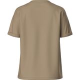 Pieces Pcria Ss Fold Up Solid Tee Jrs Noos Bc Dames t Shirts