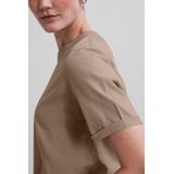 Pieces Pcria Ss Fold Up Solid Tee Jrs Noos Bc Dames t Shirts