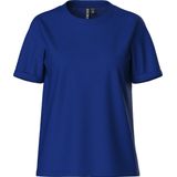 T-shirt - Effen - Jersey - Normale Pasvorm - Kwartmouw