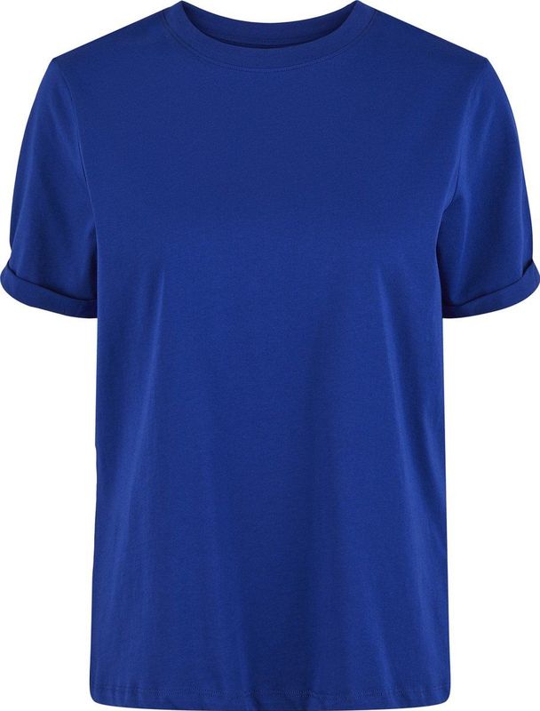 T-shirt - Effen - Jersey - Normale Pasvorm - Kwartmouw