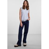 Blouse - Effen - Katoen - Knoopsluiting - Normale Pasvorm