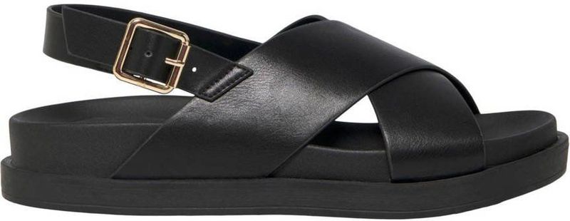 Only - onlminnie-2 - Dames Sandalen - Zwart - PU - Open Teen
