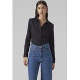 Vero Moda - Lady String Body - Zwart - Katoen - Lange Mouwen