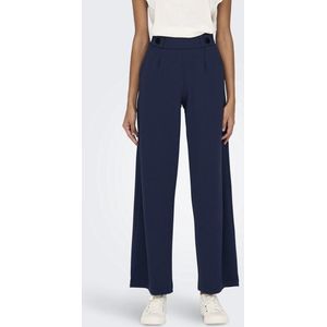 Jacqueline de Yong - Lange Broek - Navy - Polyester/Elastaan