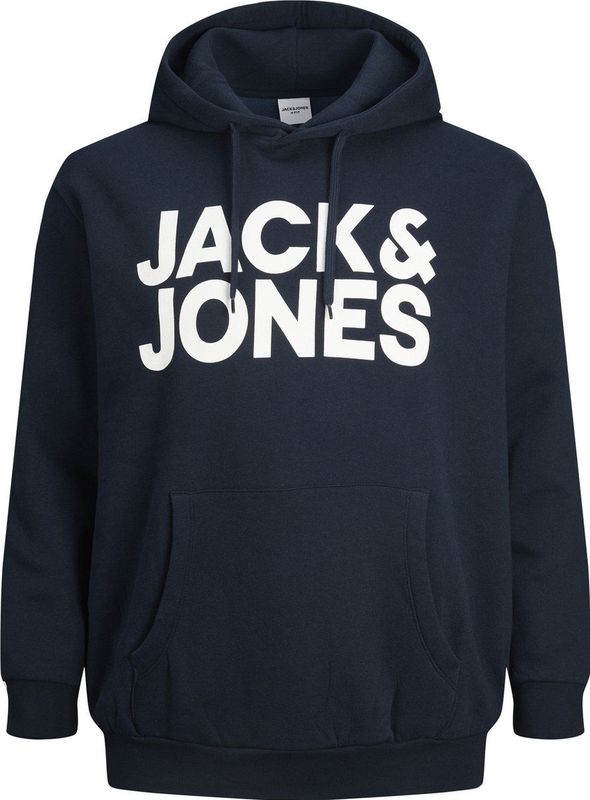 Jack & Jones - Crop Logo Hoodie - Groen - Katoen - Regular Fit