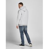 Jack&Jones - Sweater - Lichtgrijs - Katoen/Polyester - Buidelzak