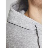 Jack&Jones - Sweater - Lichtgrijs - Katoen/Polyester - Buidelzak
