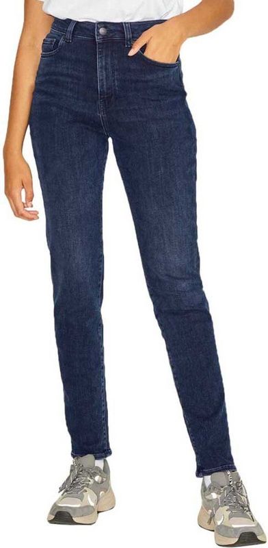 Jack & Jones - Damesbroek - Denim Blauw - Enkellengte - Klassieke Stijl