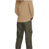 Jack & Jones Holly Cargobroek - Effen - Hoge Taille - Rib Manchet - Relaxed Fit