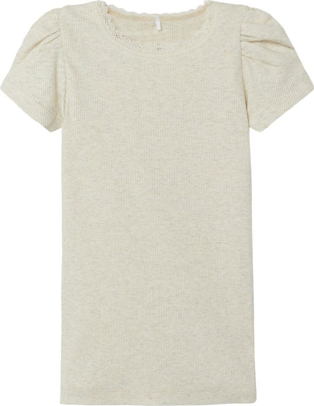 T-shirt - Gestreept - Ribgebreid - Biologisch Katoen - Regular Fit