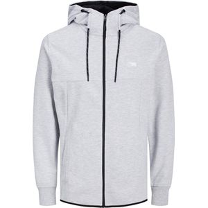 JACK & JONES - Sweater - Grijs - 60% Gerecycled Polyester, 40% Katoen