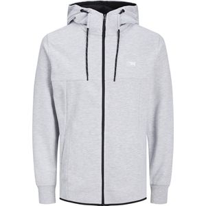 JACK & JONES - Sweater - Grijs - 60% Gerecycled Polyester, 40% Katoen