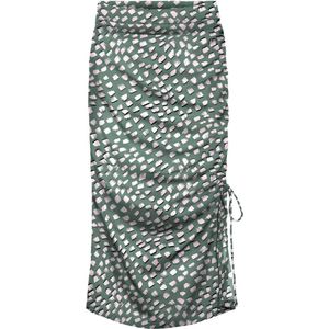 Vero Moda Rok Vmolga Slit Calf Skirt Wvn Ga 10261098 Laurel Wreath/ Gia Dames Maat - S