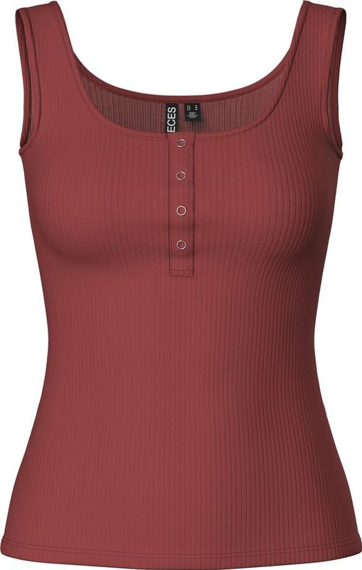 Pieces - Kitte - Tanktop - Effen - Katoenmix