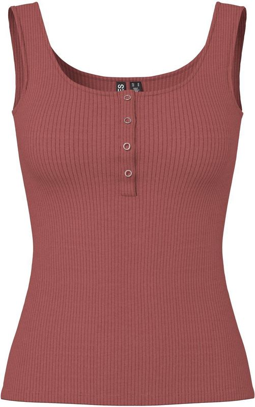 Pieces - Kitte - Tanktop - Effen - Katoenmix - Slim Fit