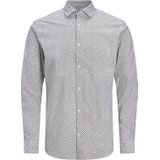 JACK&JONES - PREMIUM JPRBLABLACKPOOL STRETCH SHIRT L/S - Heren Overhemd - Zwart - Katoen