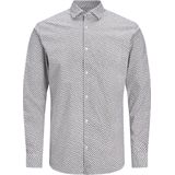 JACK&JONES - PREMIUM JPRBLABLACKPOOL STRETCH SHIRT L/S - Heren Overhemd - Zwart - Katoen