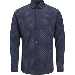 JACK&JONES - JPRBLABLACKPOOL - Overhemd - Donker Blauw - Katoen