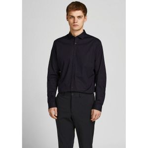 JACK & JONES Jprblacardiff T-shirt met lange mouwen voor heren L/S Noos, zwart.