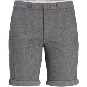 JACK & JONES - Chino Shorts - Donkergrijs - Katoen met Stretch