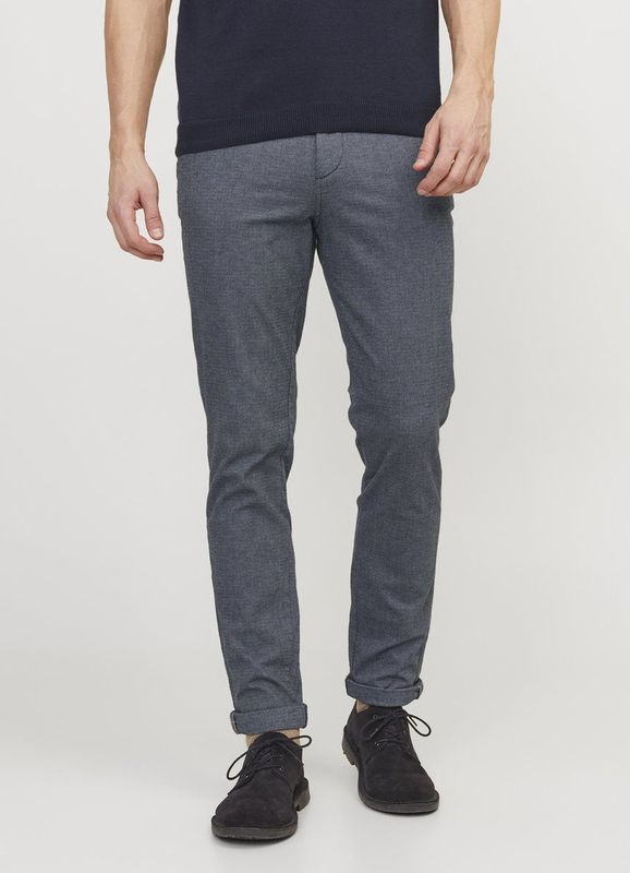 JACK & JONES - Chino - Licht Denim - Katoen met Stretch