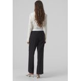 VERO MODA - Lady String Long Sleeve Body - Zwart - Katoen