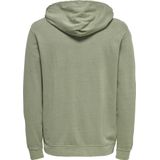 ONLY & SONS ONSDON REG SWEAT HOODIE - Heren Trui - Groen - Sweatmateriaal