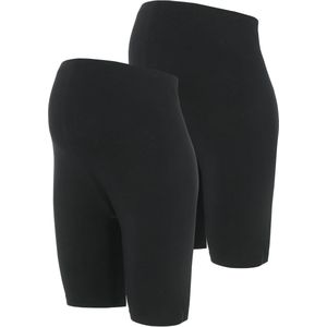 Mamalicious - Anni Jeanne - Sportbroek - Zwart - Biologisch Katoen - Set van 2