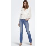 Only Jeans Onlalicia Reg Strt Dnm Dot568 Noos 15258103 Medium Blue Denim Dames