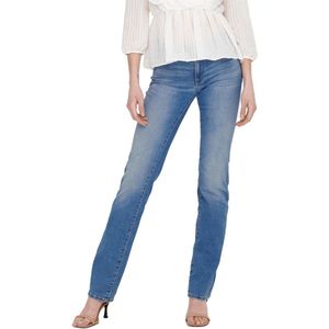 Only Jeans Onlalicia Reg Strt Dnm Dot568 Noos 15258103 Medium Blue Denim Dames