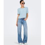 Onlsunny - Gebreide Top - O-hals - Korte Mouwen - Regular Fit