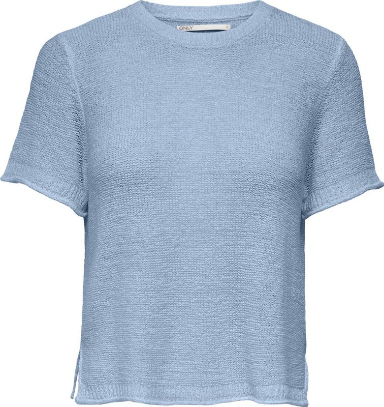 Onlsunny - Gebreide Top - O-hals - Korte Mouwen - Regular Fit