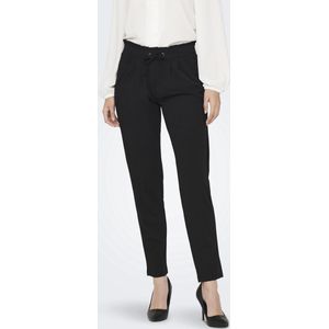 JDY - Wide Leg Fit Broeken - Zwart - Koordsluiting - Elastiek in de Taille