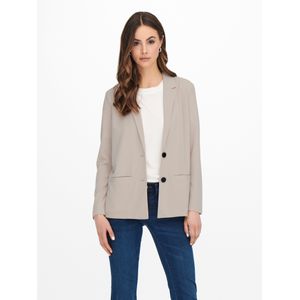 JDY - Blazer - Lang - Regular Fit - Omkeerbaar - Knoopsluiting met Dubbele Knopenrij