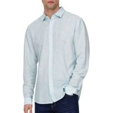 Superdry - Overhemd - Groen - 100% Linnen