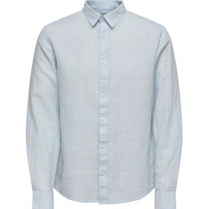 Only & Sons - ONSCaiden - Overhemd - Lichtblauw - Slim Fit - Lange Mouw