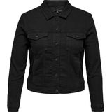 ONLY CARMAKOMA Jeansjacke CARWESPA LS JACKET BLACK DNM