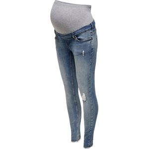 Olmblush - Mid Waist Skinny Fit Jeans - Light Was - Enkel Lengte