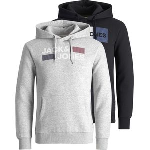 Jack&jones - Jjecorp Logo Sweat Hood 2pk Mp Noos - Heren - Sweaters